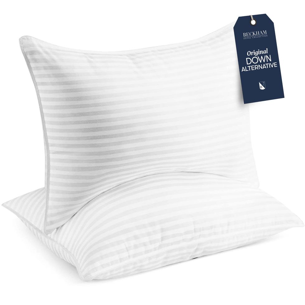 Bed Pillows, Set of 2 Down Alternative