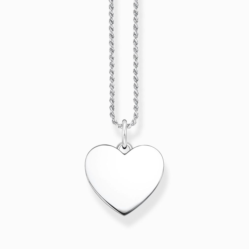 Monica Vinader Sterling Silver Heart Locket