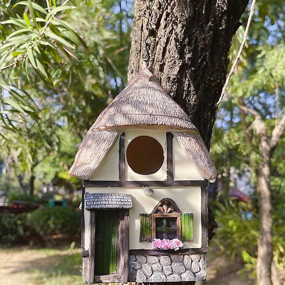 Thatched Roof Birdhouse