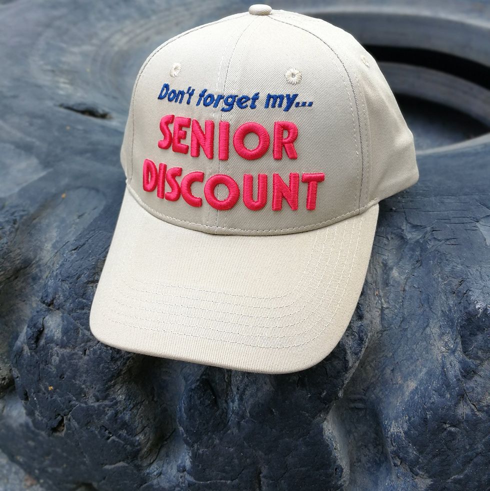 Senior Discount Hat 