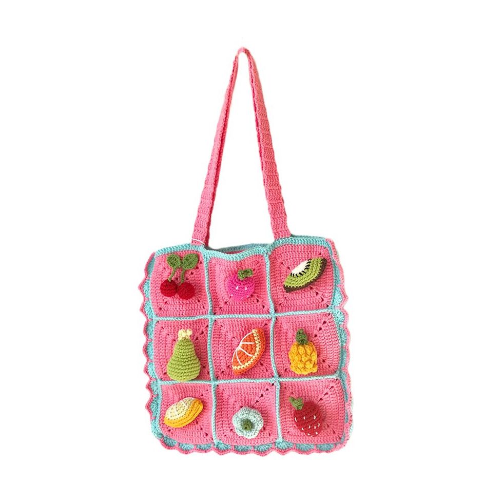 Fruit Crochet Shoulder Bag 