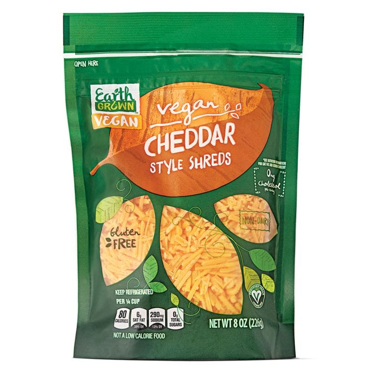 Vegan Cheddar Style Shreds