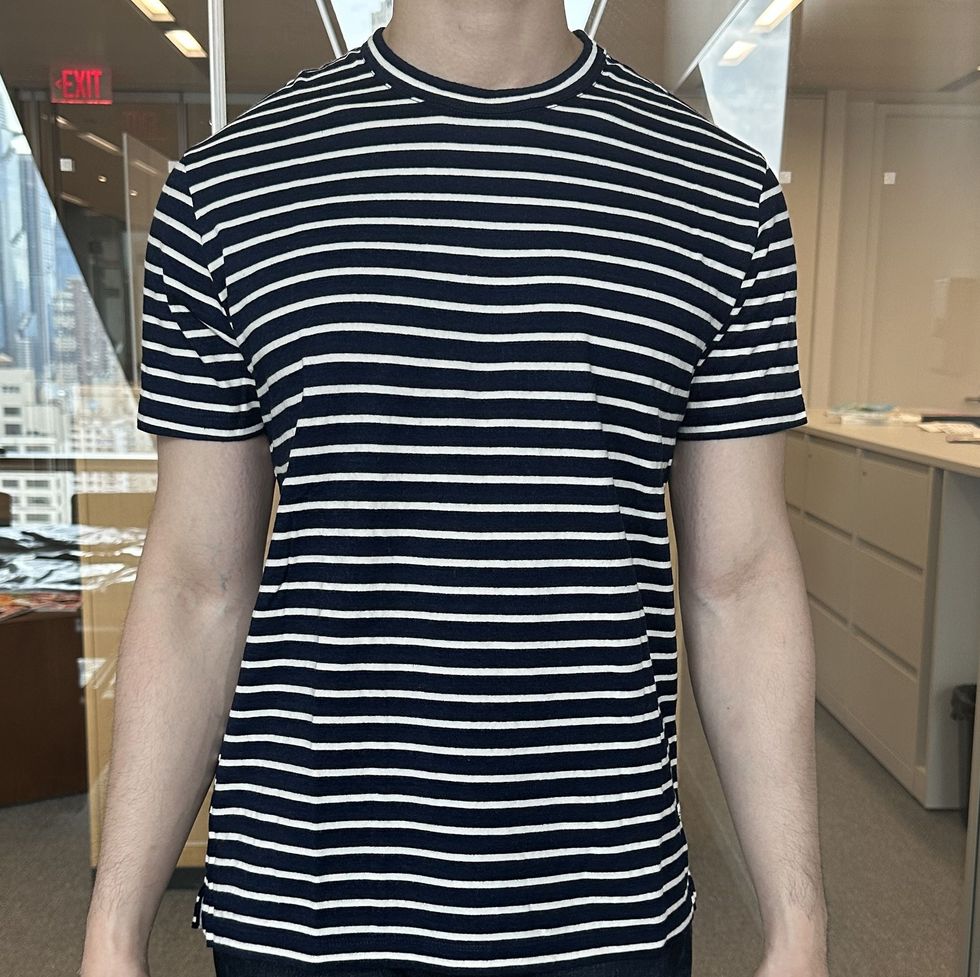 Issued By: Japanese Nautical Striped Short Sleeve Tee