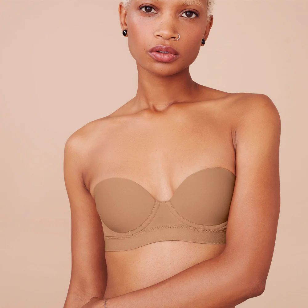 V neck shop strapless bra