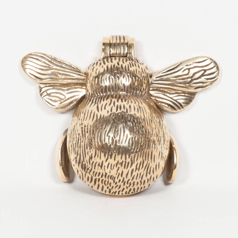 Bumble Bee Door Knocker In Gold And Silver