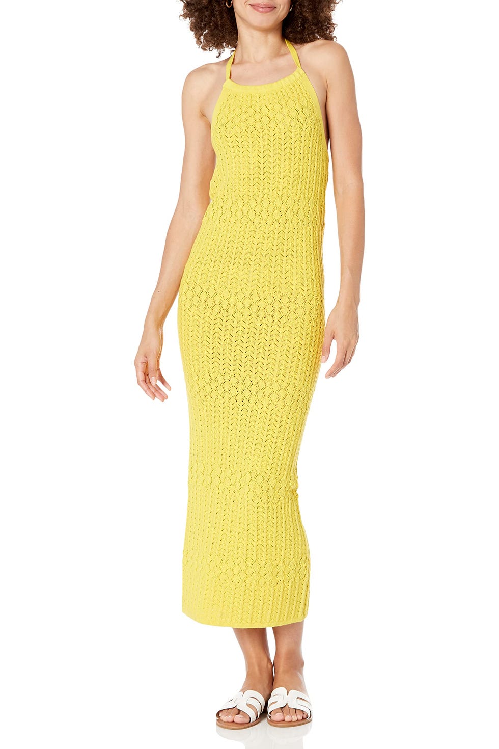 Women's Jayla Sleeveless Crochet Midi Dress Women's Jayla Sleeveless Crochet Midi Dress