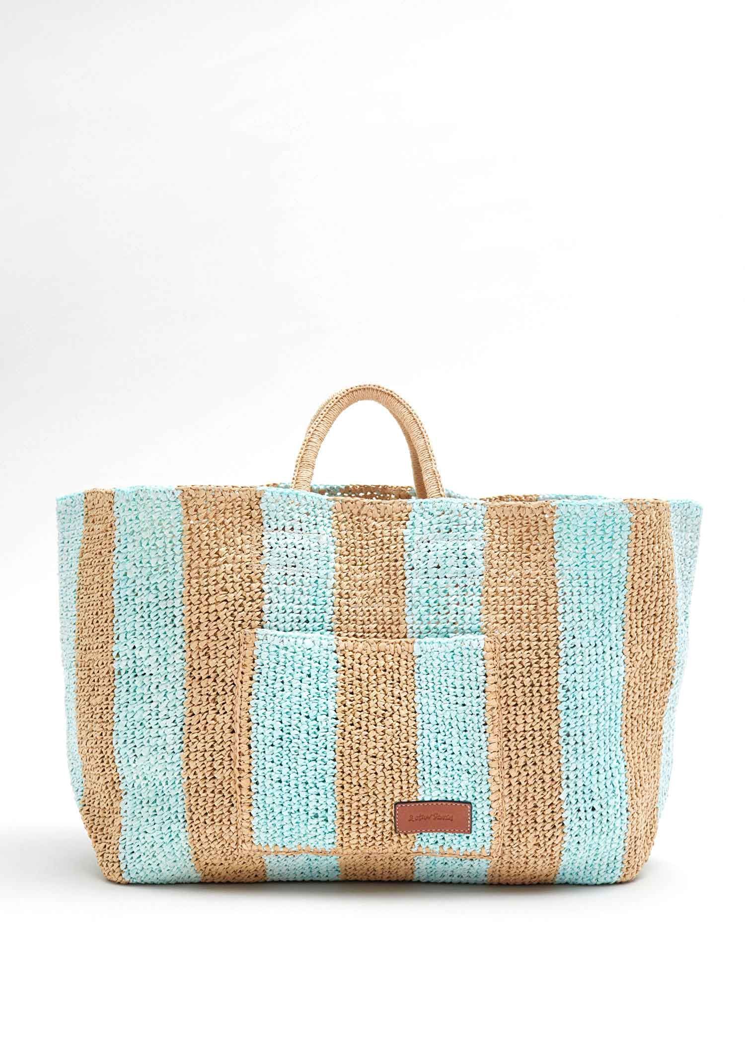 Other stories straw discount bag