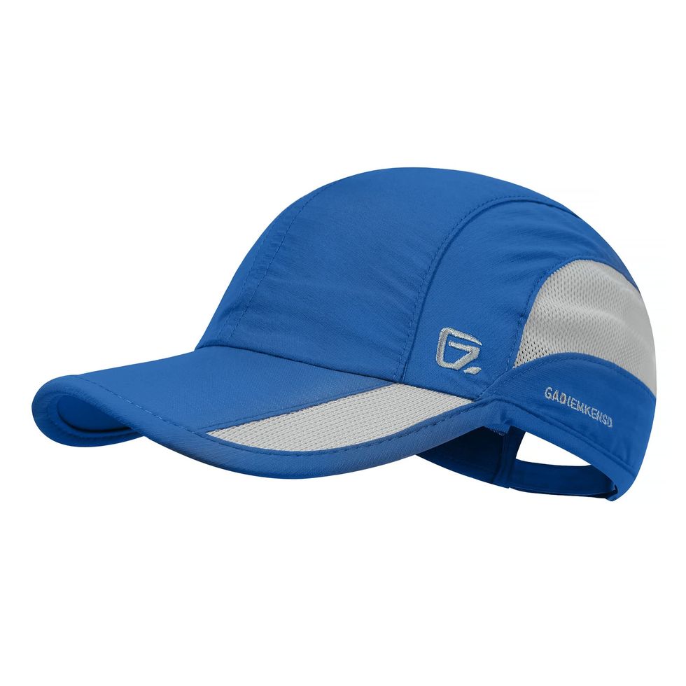 Relective Baseball Cap With Foldable 3-Panel Long Bill UPF 50 +  Unstructured Running Hat