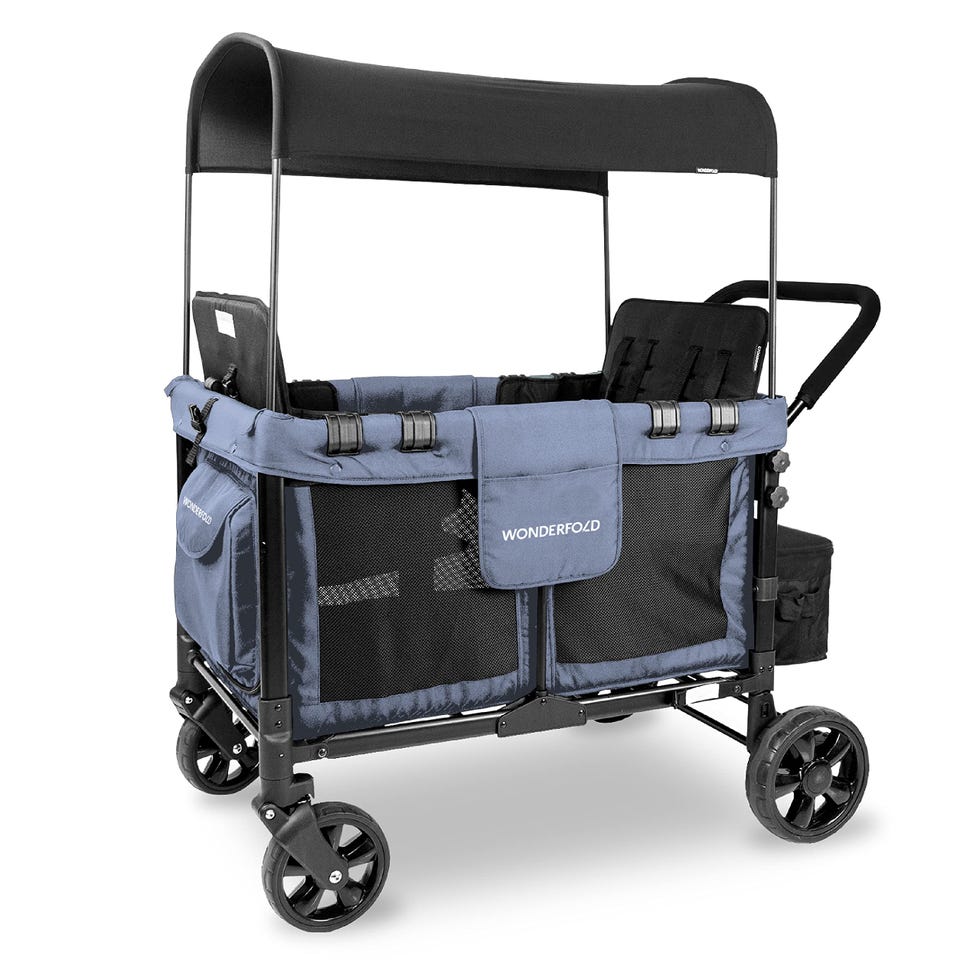 W4 4 Seater Multi-Function Quad Stroller Wagon 