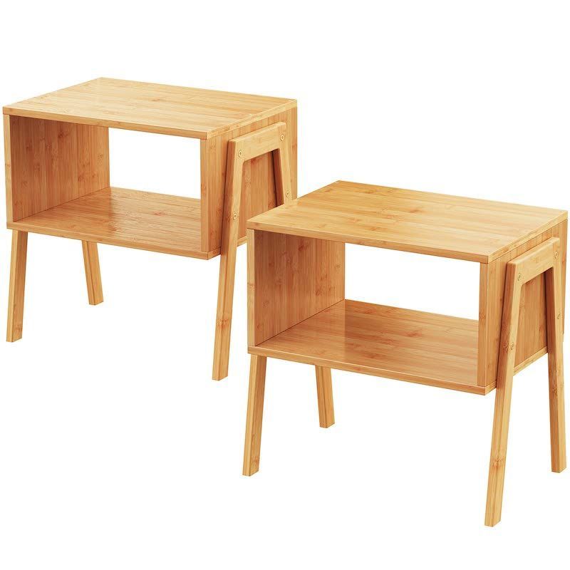 Bamboo Stackable End Tables