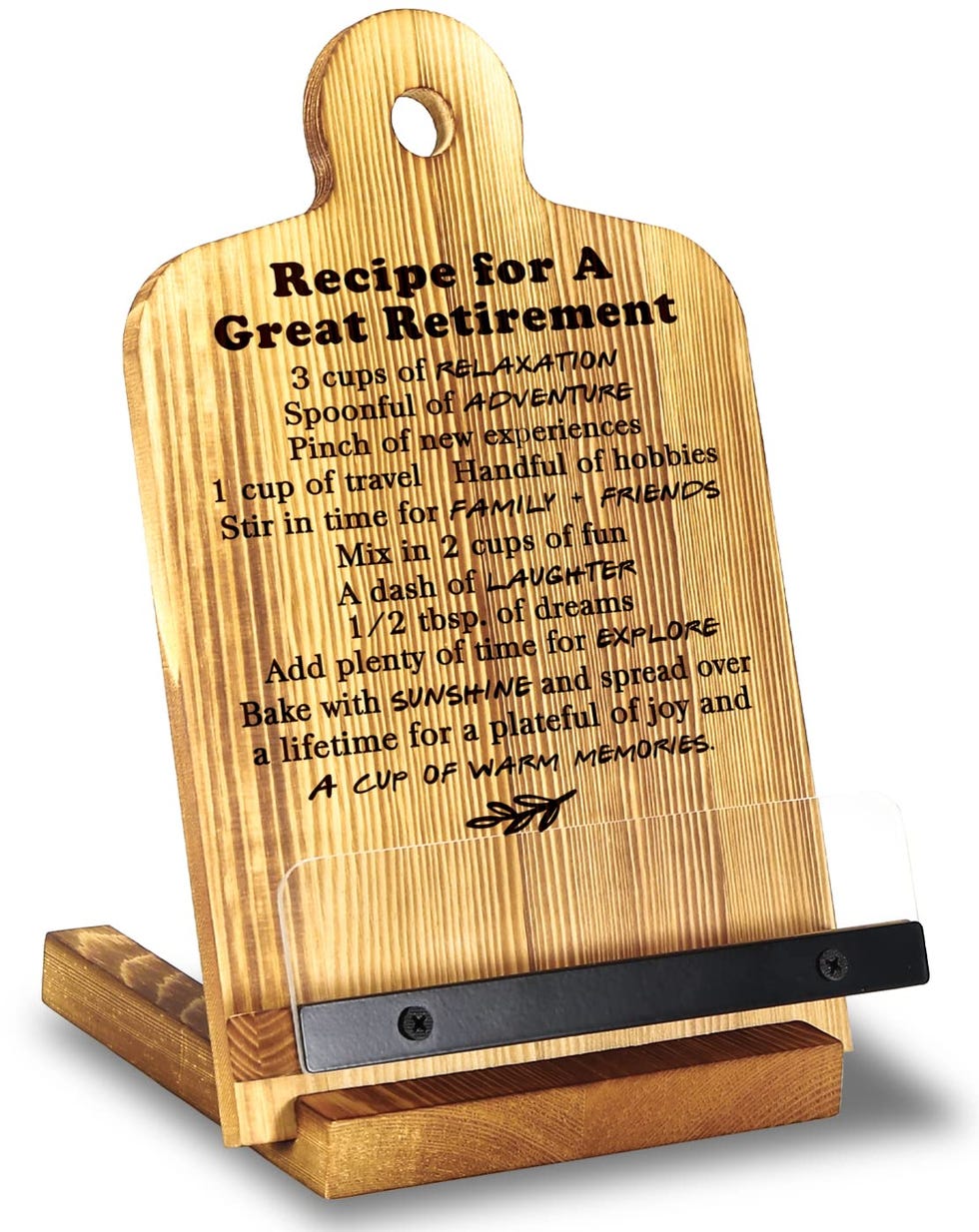 Retirement Recipe Cutting Board