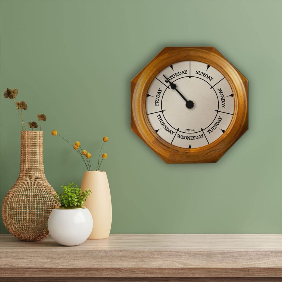 Day of the Week Wall Clock