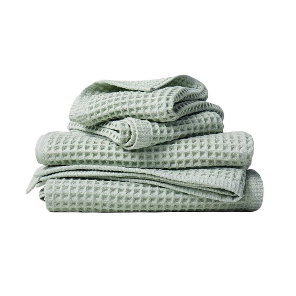 Quick-drying Cotton Waffle Weave Hand Towels - Absorbent And Plush