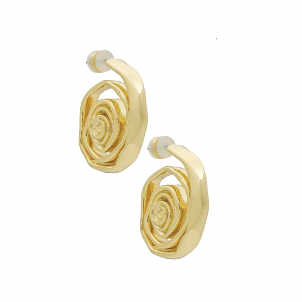 Rosette Coil Earrings