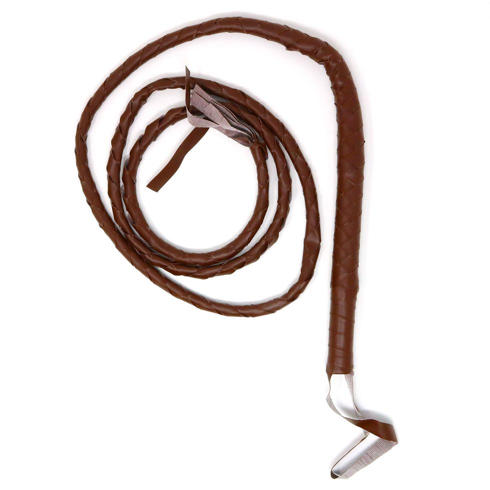 Faux Leather Brown Whip