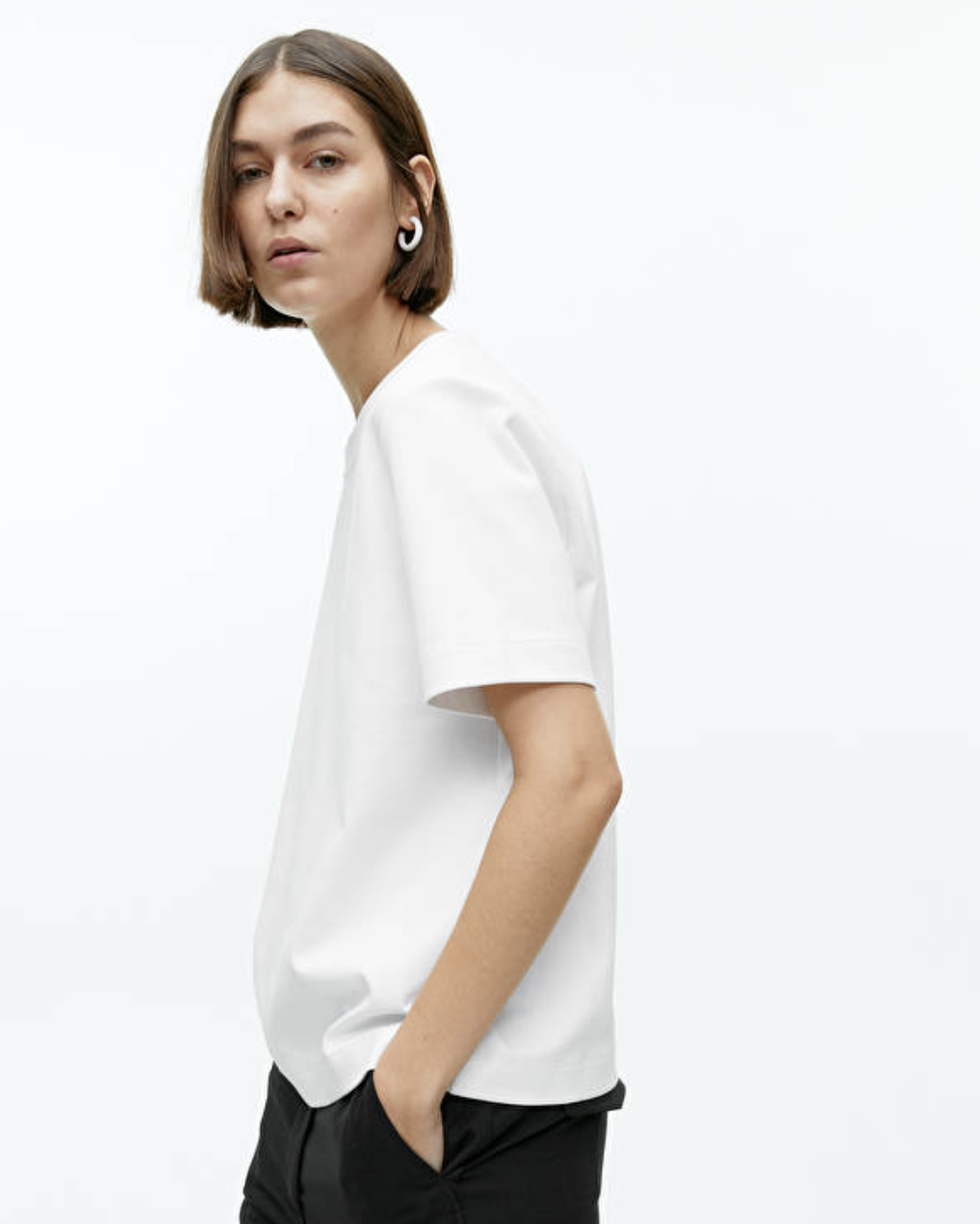 COS T-shirt in white