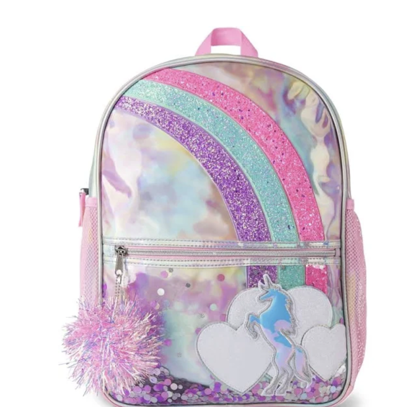 Unicorn Backpack for Girls School Backpack for Girls Unicorn Bookbag School  Bag Set for Elementary Back to School