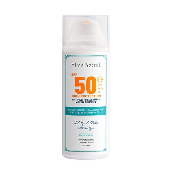 Anti-Pollution Face Mineral Sunscreen SPF 50 de Alma Secret