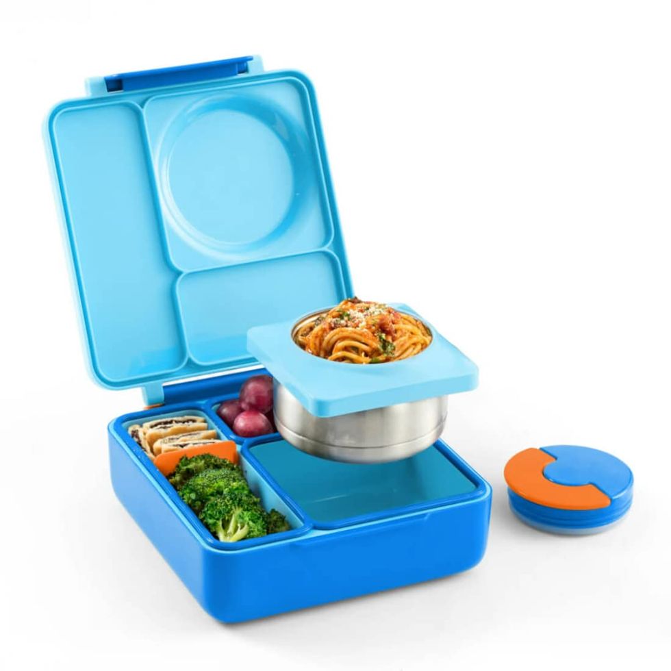 Kids Tiffin Lunch Box with Insulated Lunch Box Cover, Light Blue - Little  Surprise Box
