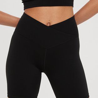 Women's Wrap Waist Band Active Gym Cycling Short