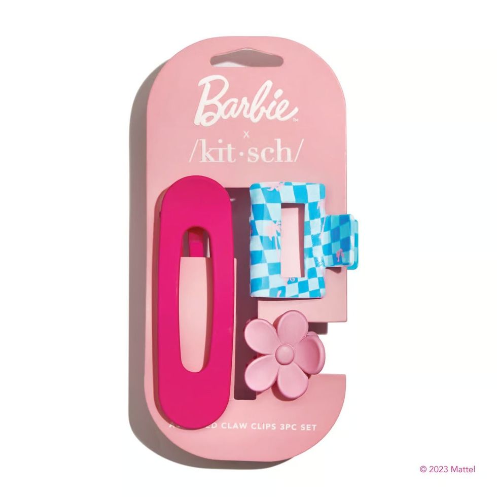 Barbie x Kitsch Assorted Claw Clip 3-Piece Set 