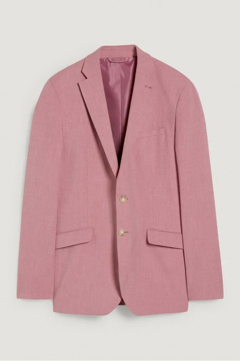 Blazer rosa relaxed fit