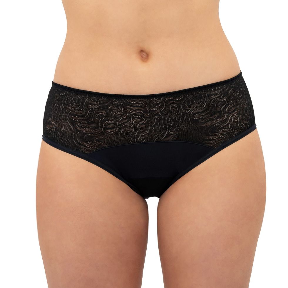LeakProof Lace Thong Period Underwear, Odor Control & Moisture Wicking  Underwear for Women