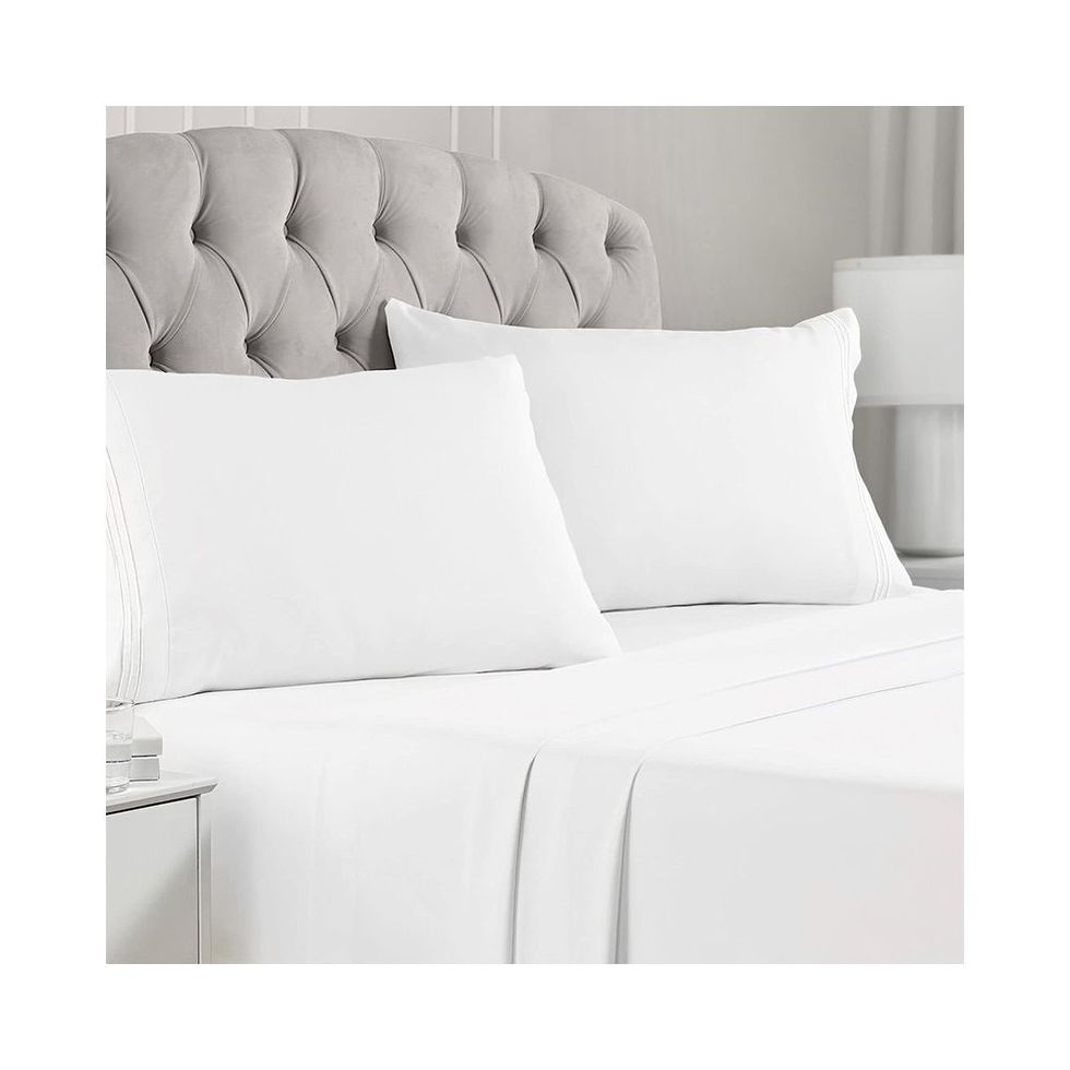 Mueller Home Austria Premium Hotel Collection Full 6 Piece Sheet Set White