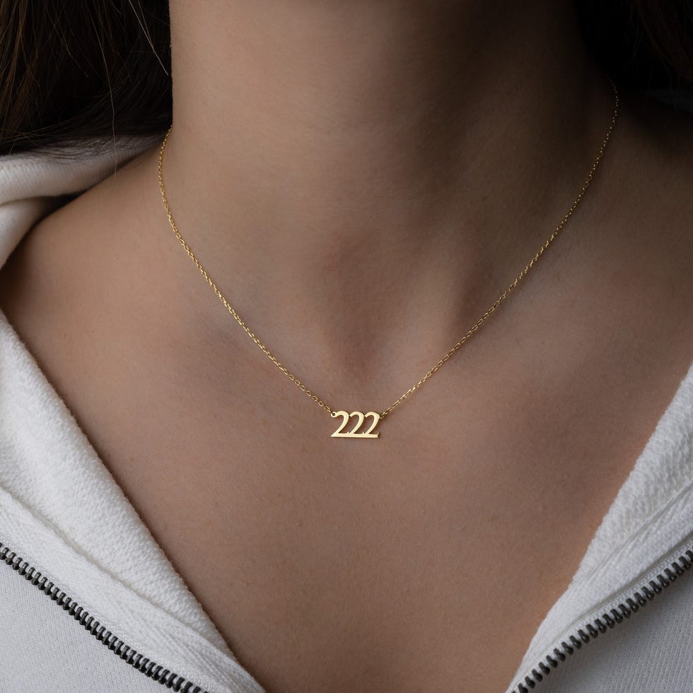 Personalized Angel Number Necklace