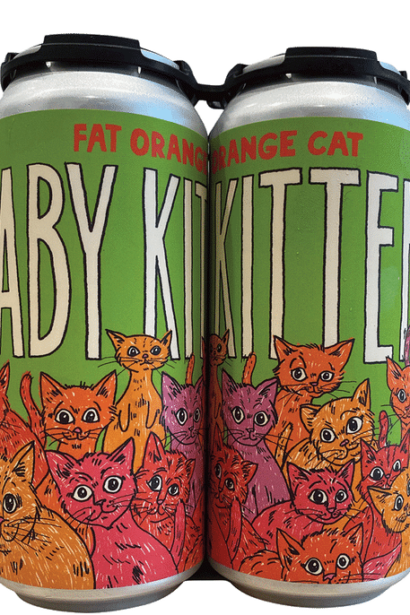 Fat Orange Cat Brew Baby Kittens NEIPA