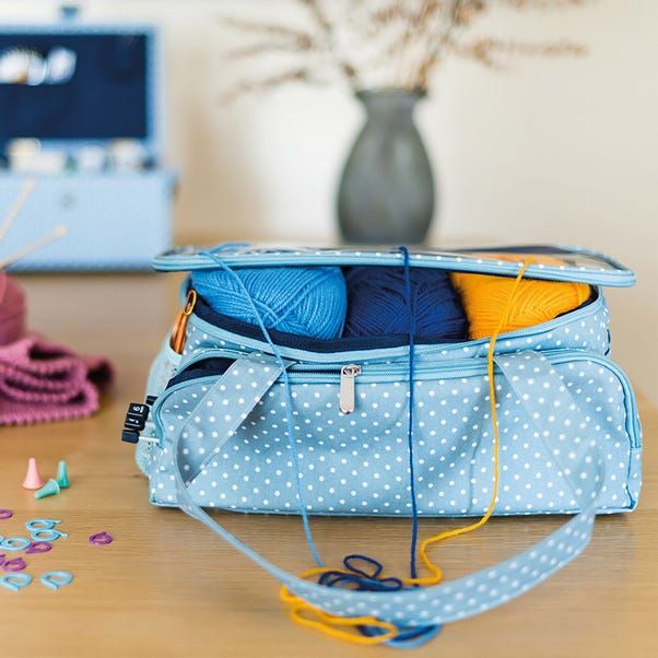 Knitting Bag with Handle Accessories Crafts Storage Knitting