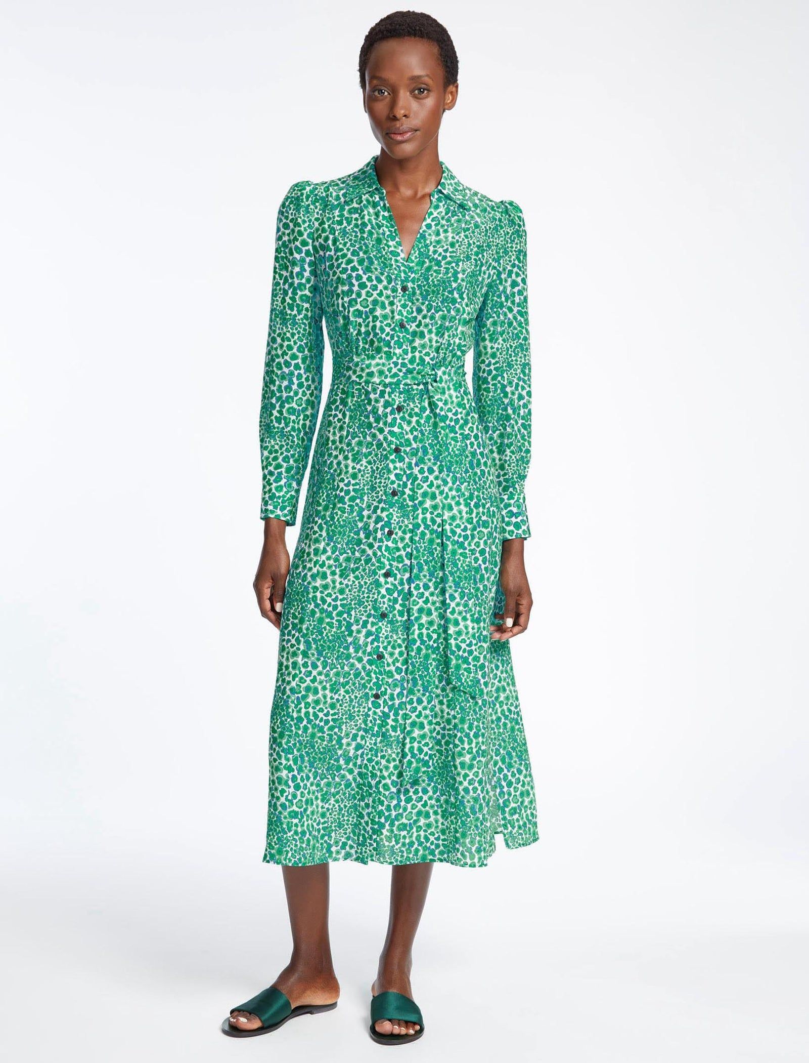 Next green shop leopard print dress