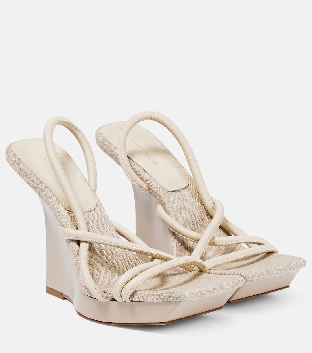 Designer 2025 nude wedges