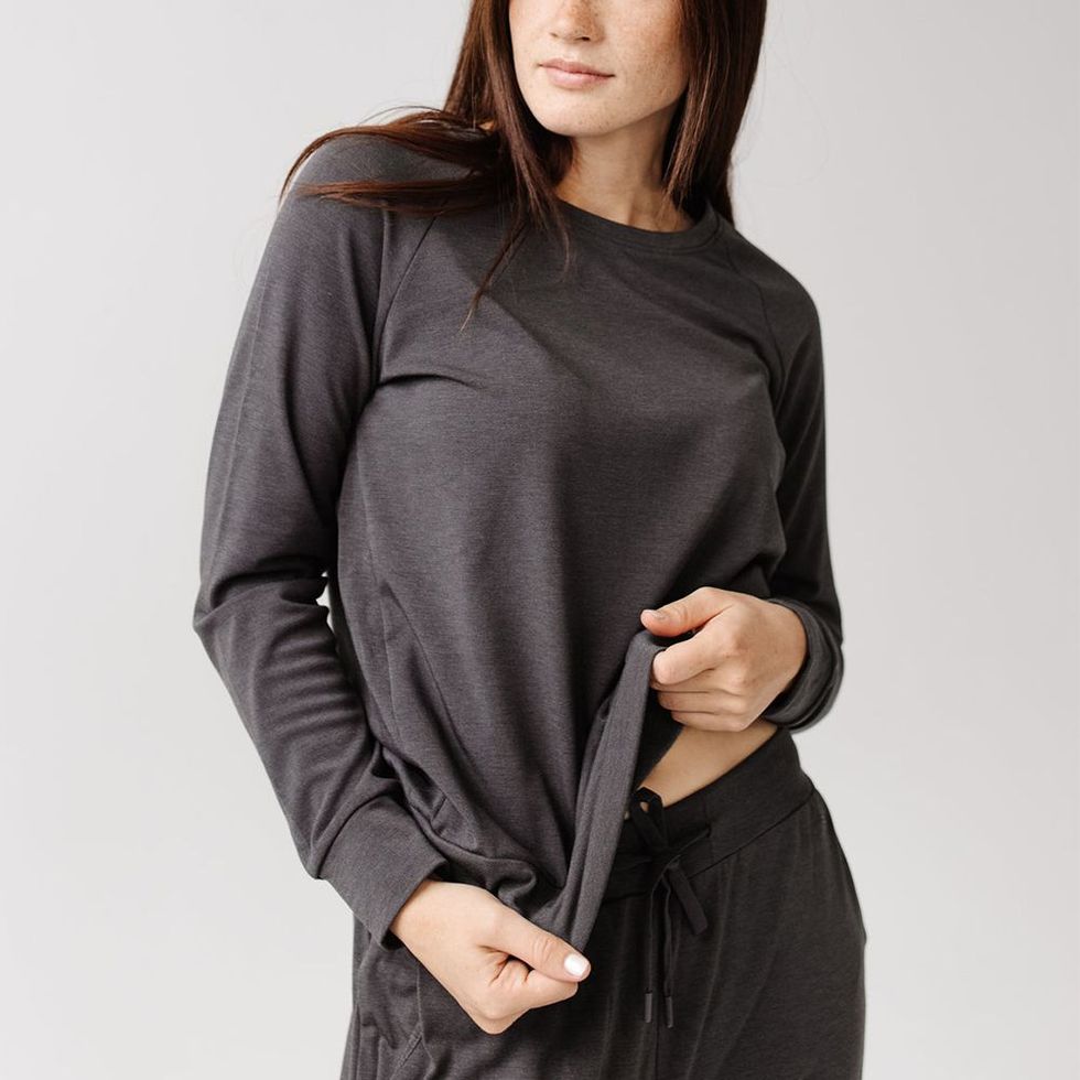Ultra-Soft Bamboo Pullover Crew
