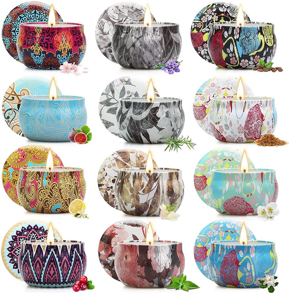 Scented Candles, Set of 12