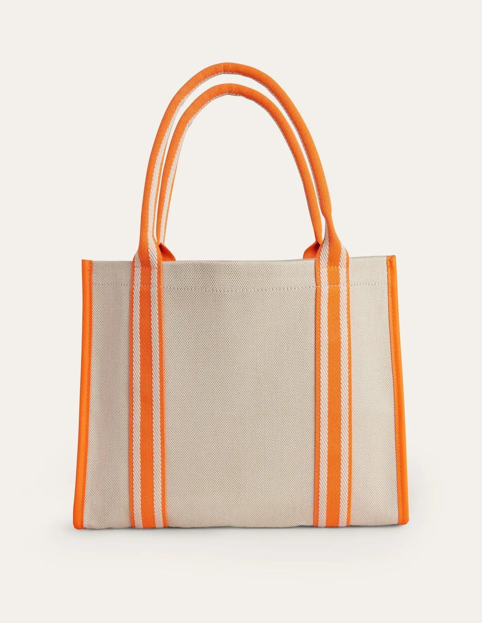 Structured Canvas Tote Bag