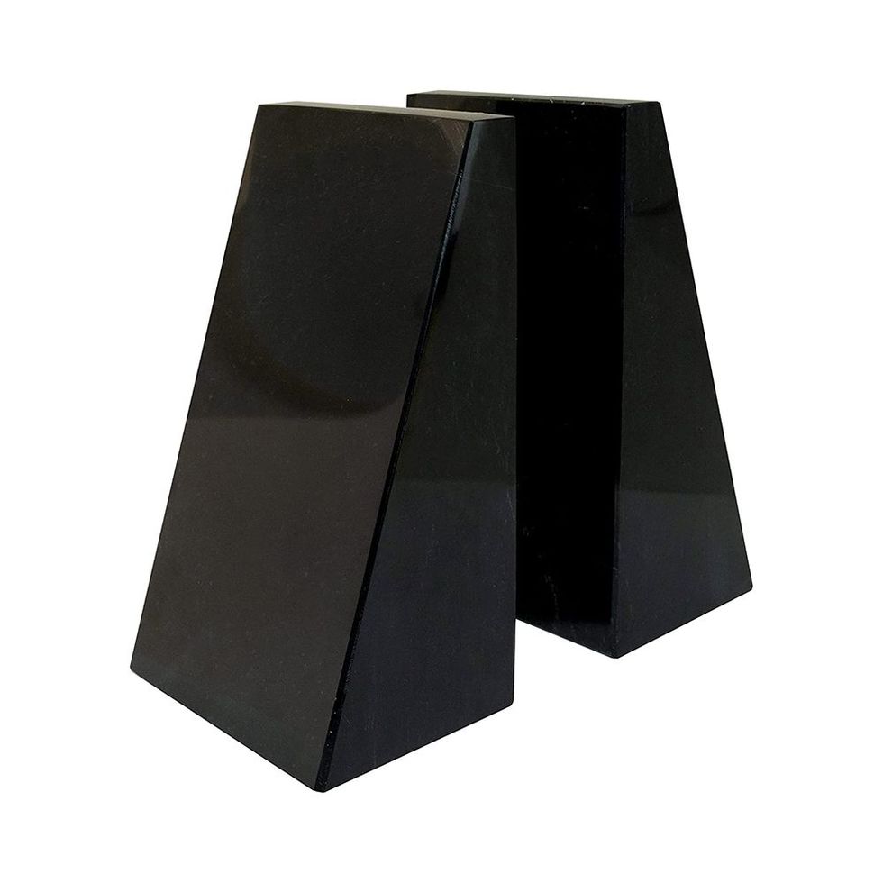 Polished Stone Marble Bookends 
