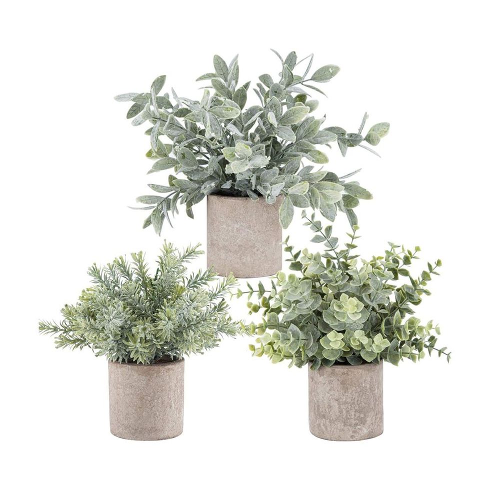 3-Pack Potted Fake Plants 