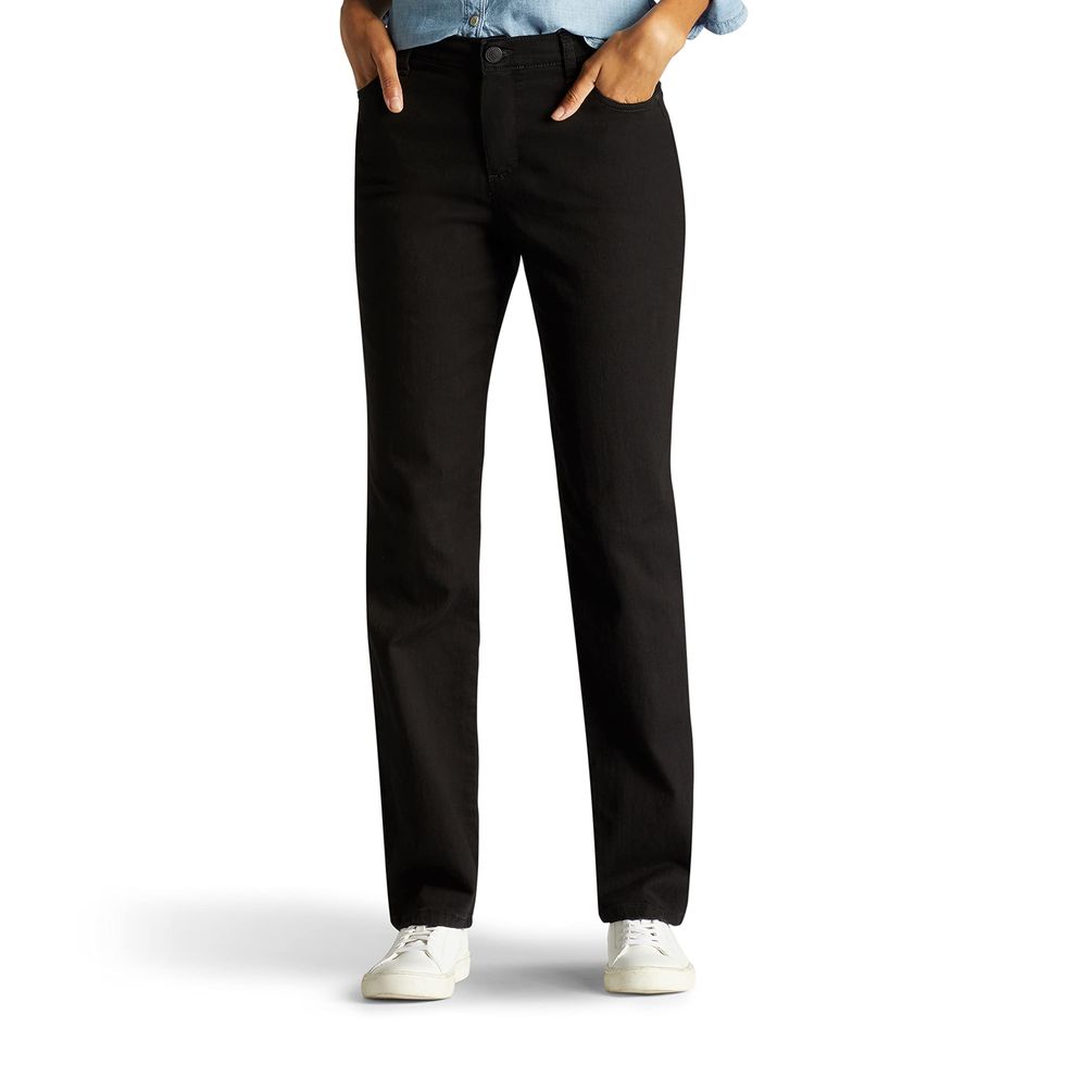 Lee Comfort Waistband Stretch Dark Denim Jeans, Women's Size 16