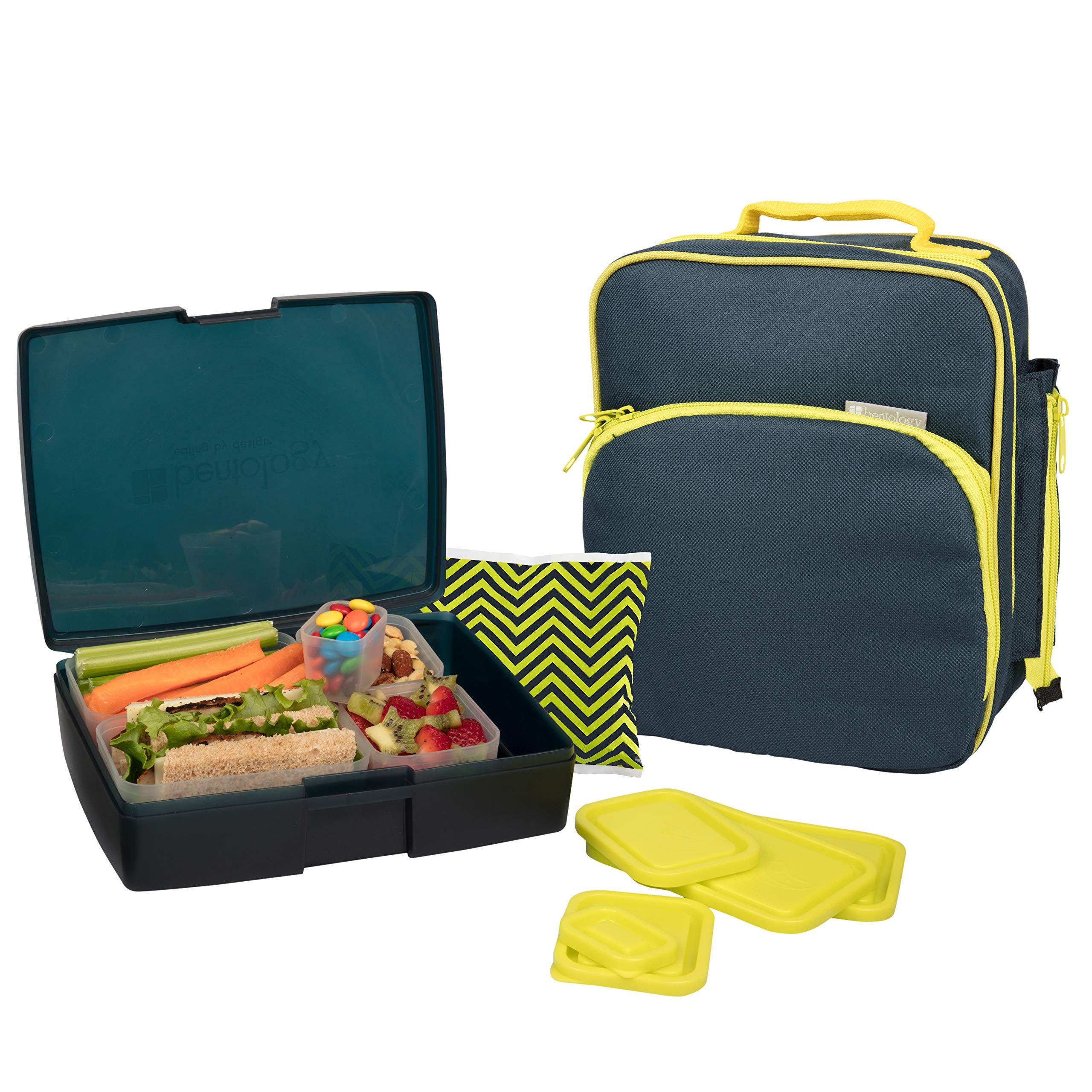 Kids lunch box clearance with compartments