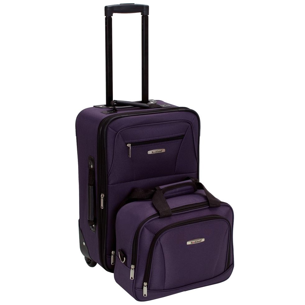 Expandable Softside Upright Luggage Set