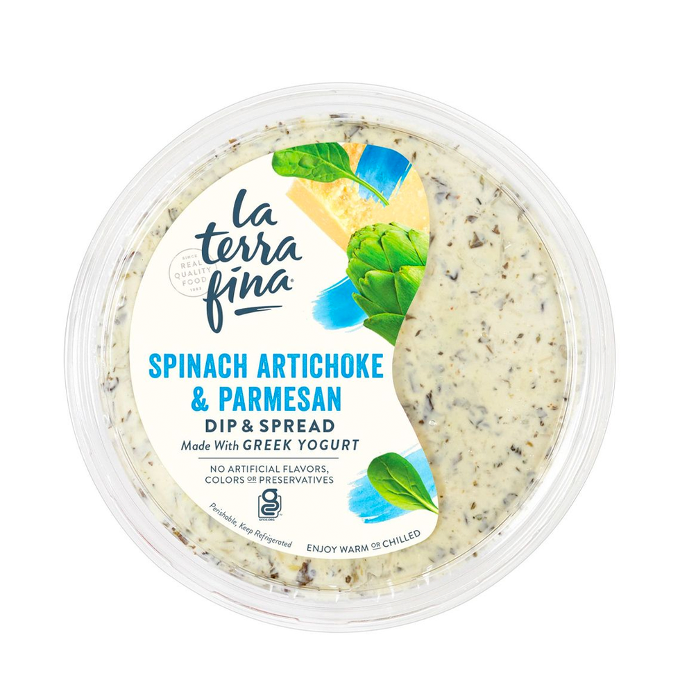Greek Yogurt Spinach Artichoke & Parmesan Dip