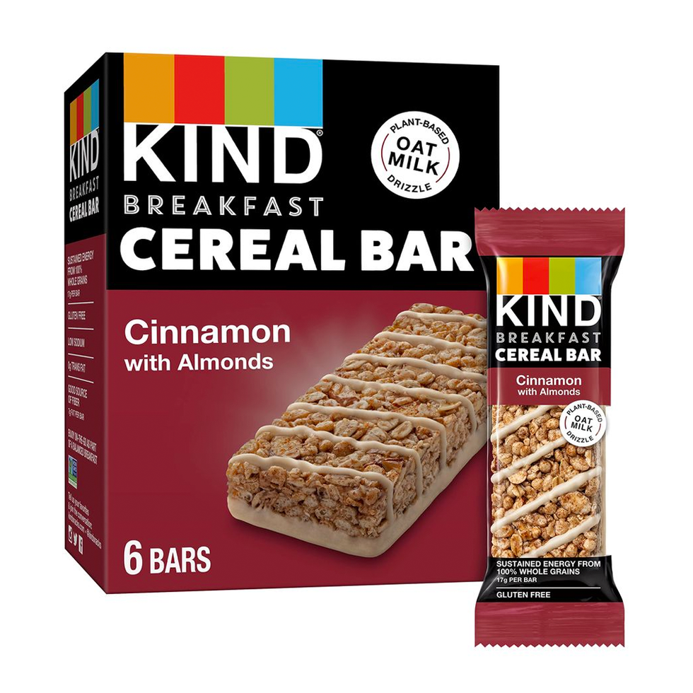 Breakfast Cereal Bars, Cinnamon with Almonds