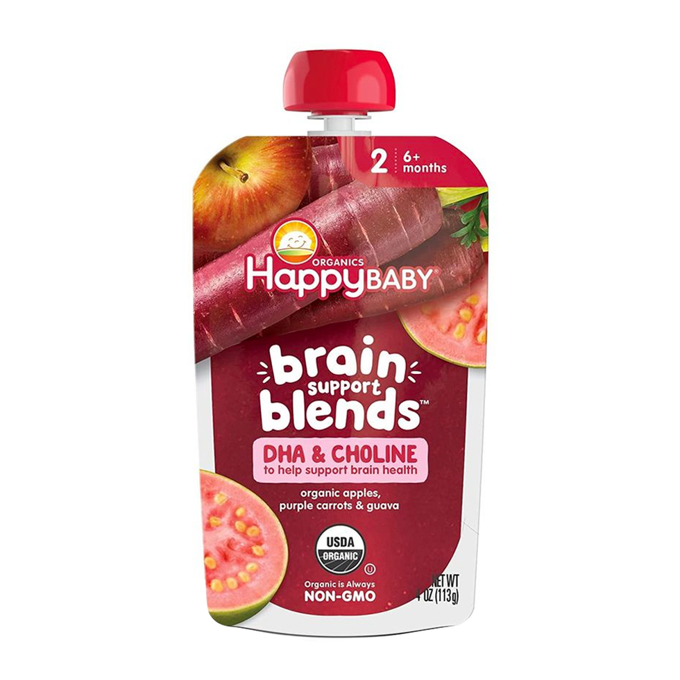 Brain Support Blends, Apples, Purple Carrots & Guava with DHA and Choline (16 Pack)