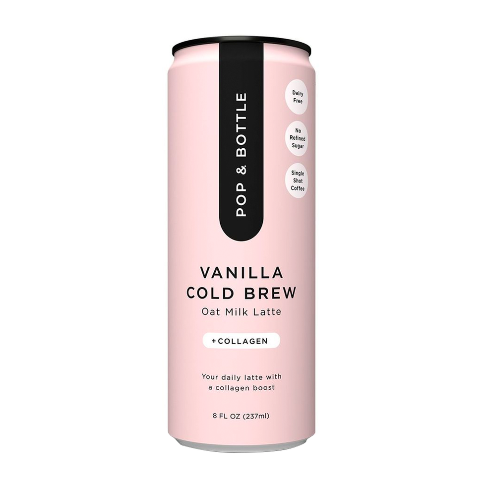 Vanilla Cold Brew Oat Milk Latte + Collagen