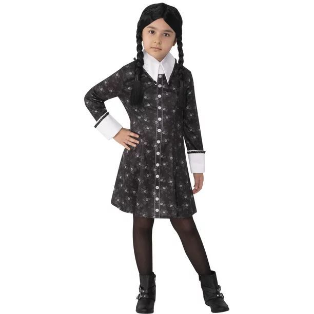 'The Addams Family' Wednesday Addams Child Costume