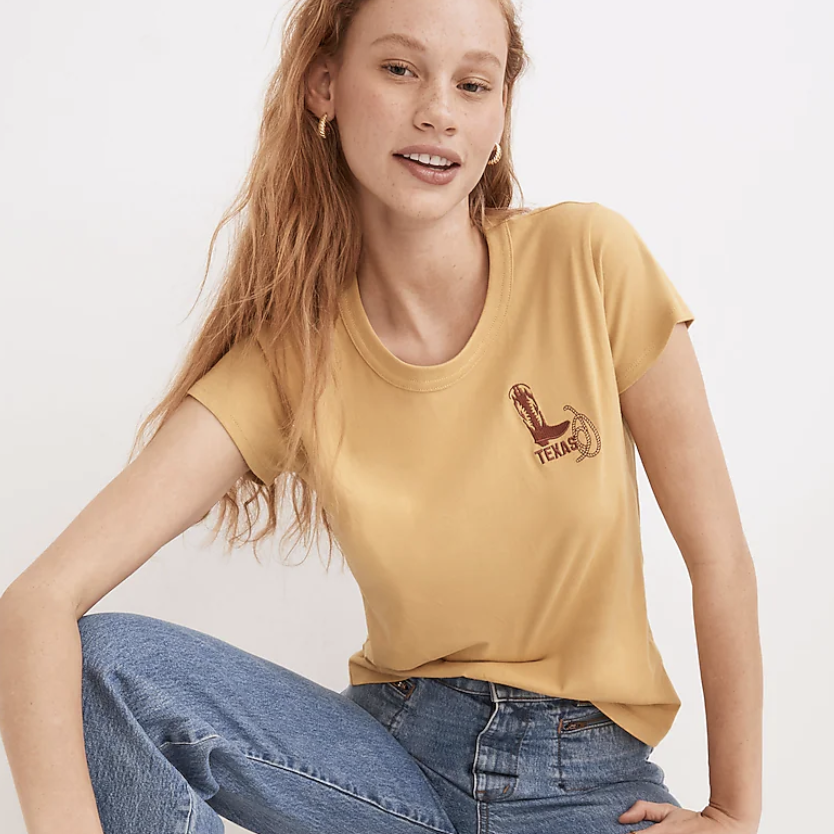 Embroidered Perfect Vintage Tee