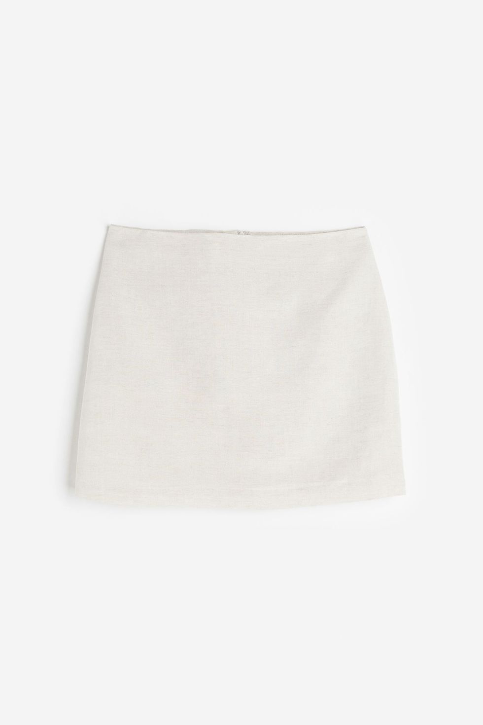 Mini falda de lino 