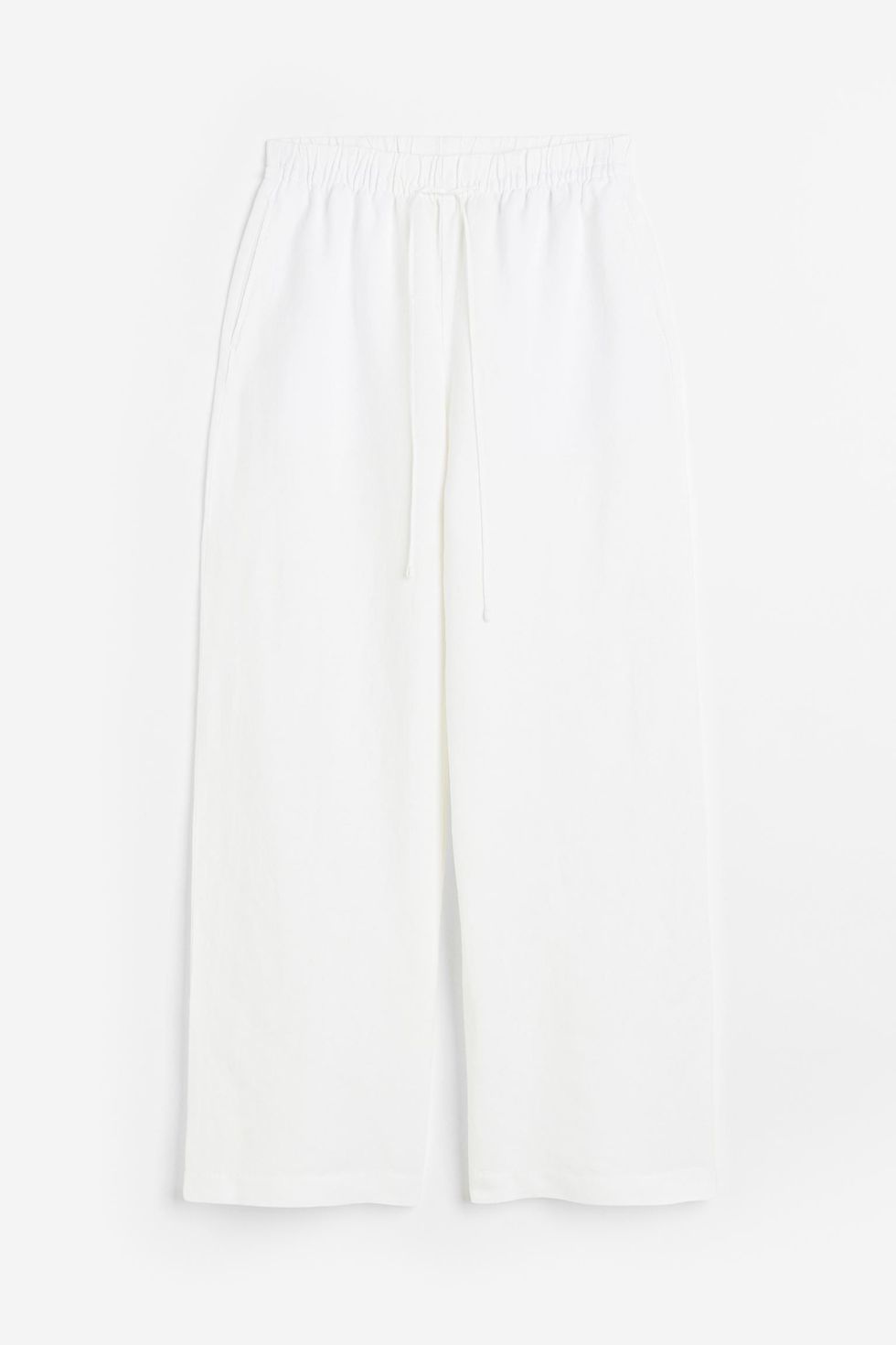 Pantalón lino blanco 