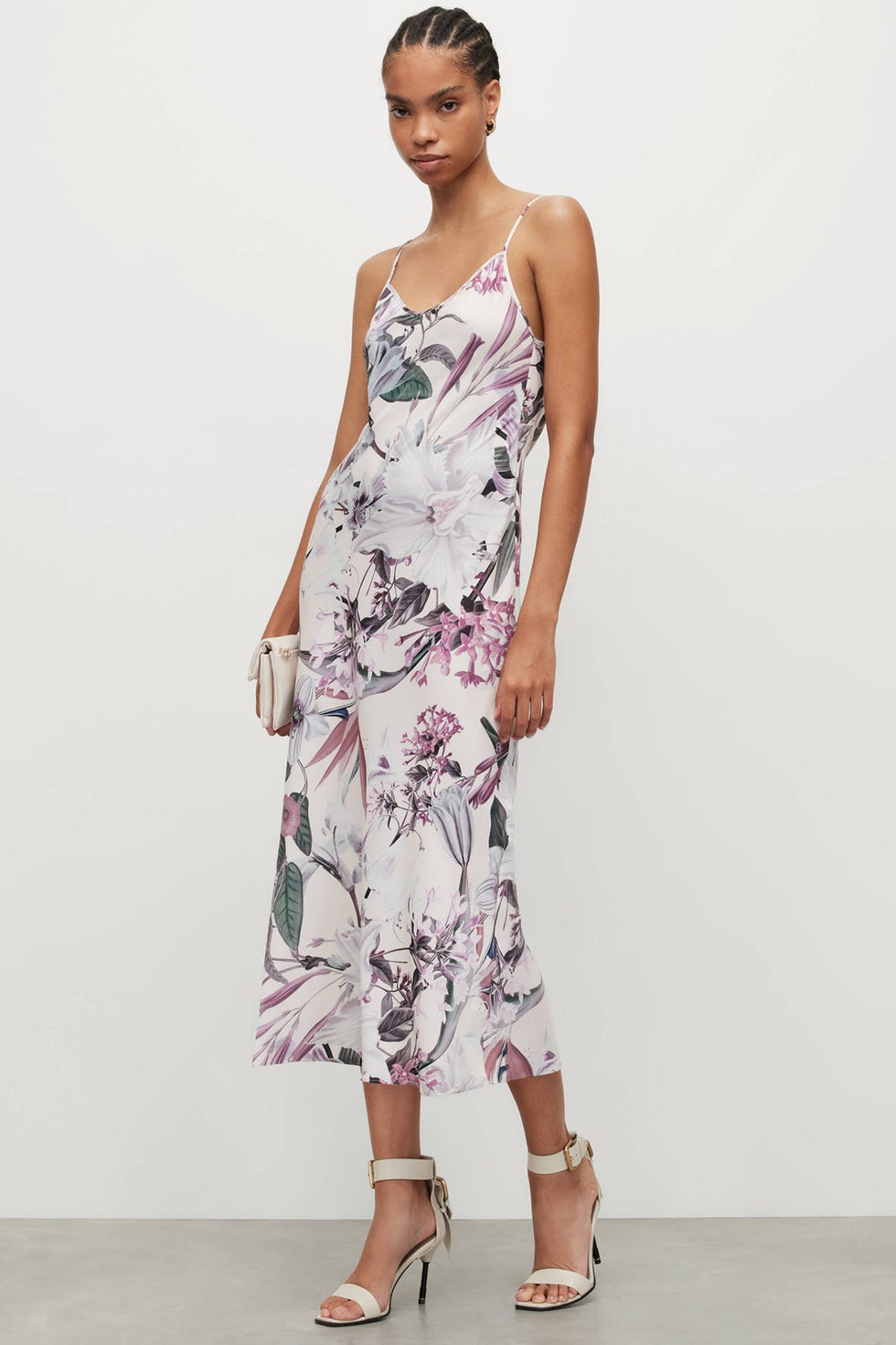 Bryony Leondra Floral Midi Slip Dress Bryony Leondra Floral Midi Slip Dress